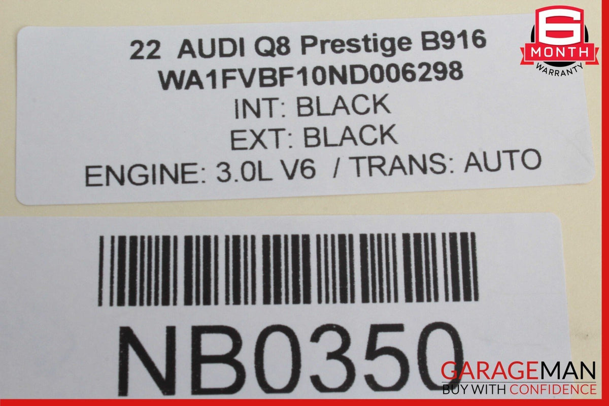 16-24 Audi Q8 Q7 Rear Left Door Panel Trim 4M8867449D