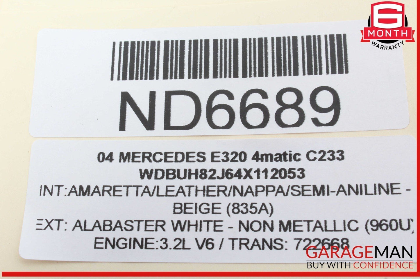 04-11 Mercedes W211 E320 4MATIC Tailgate Tail Gate Hatch Lock Latch Mechanism