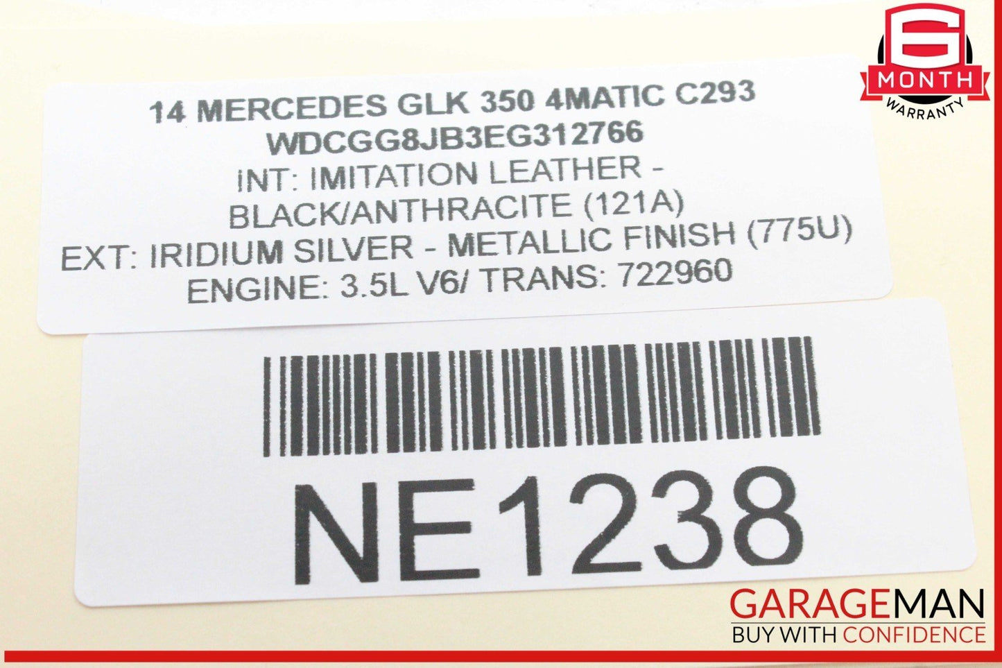 13-15 Mercedes X204 GLK350 Front Right Side Dash AC Air Conditioning Air Vent