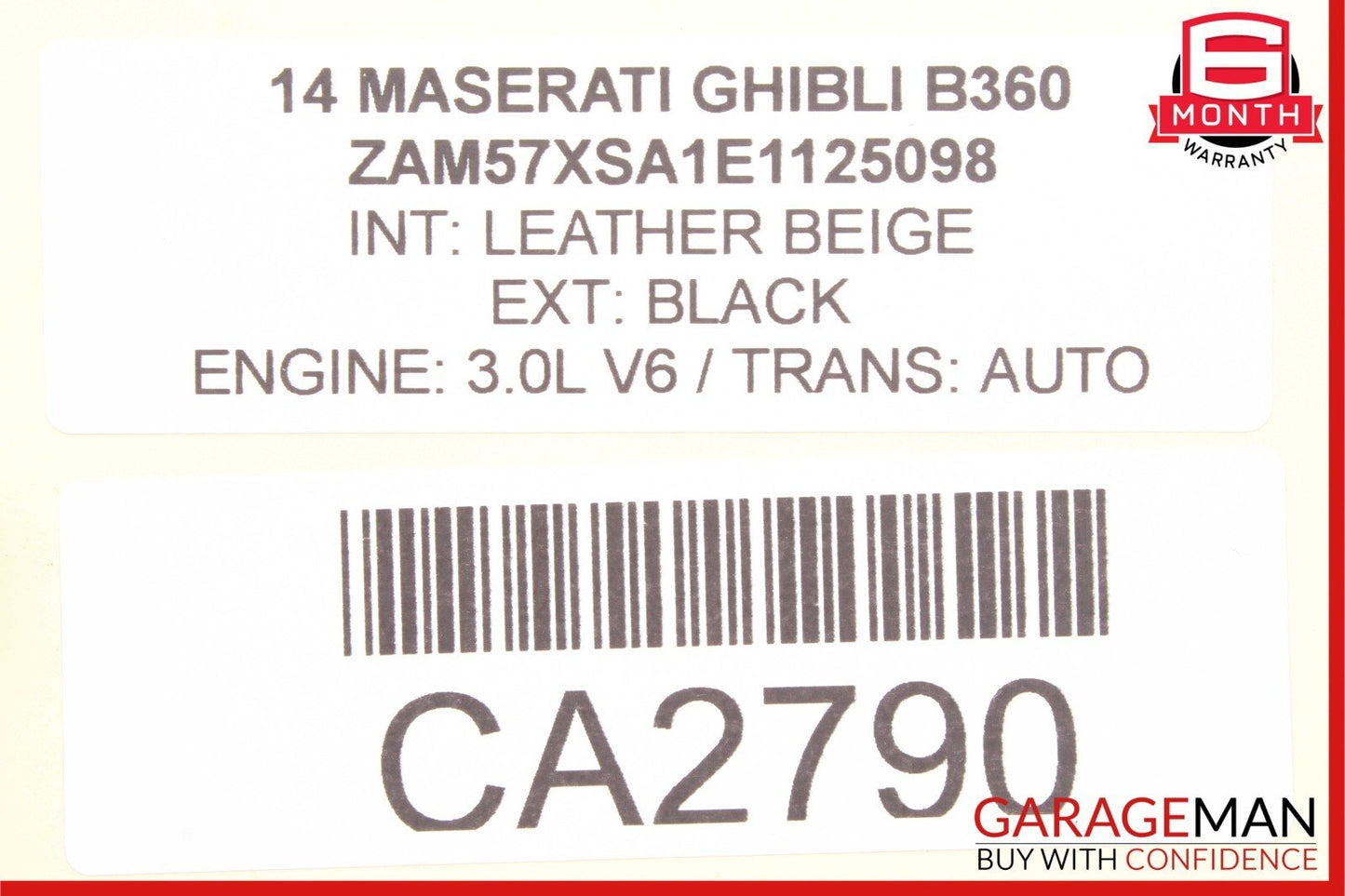 14-17 Maserati Ghibli Radio CD Player Head Unit Receiver 06700301980 OEM