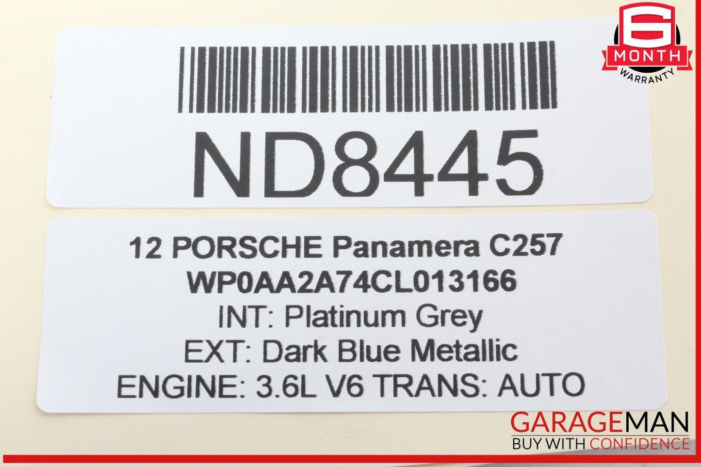 10-16 Porsche Panamera 970 Rear Left or Right Side Door Control Module Unit OEM