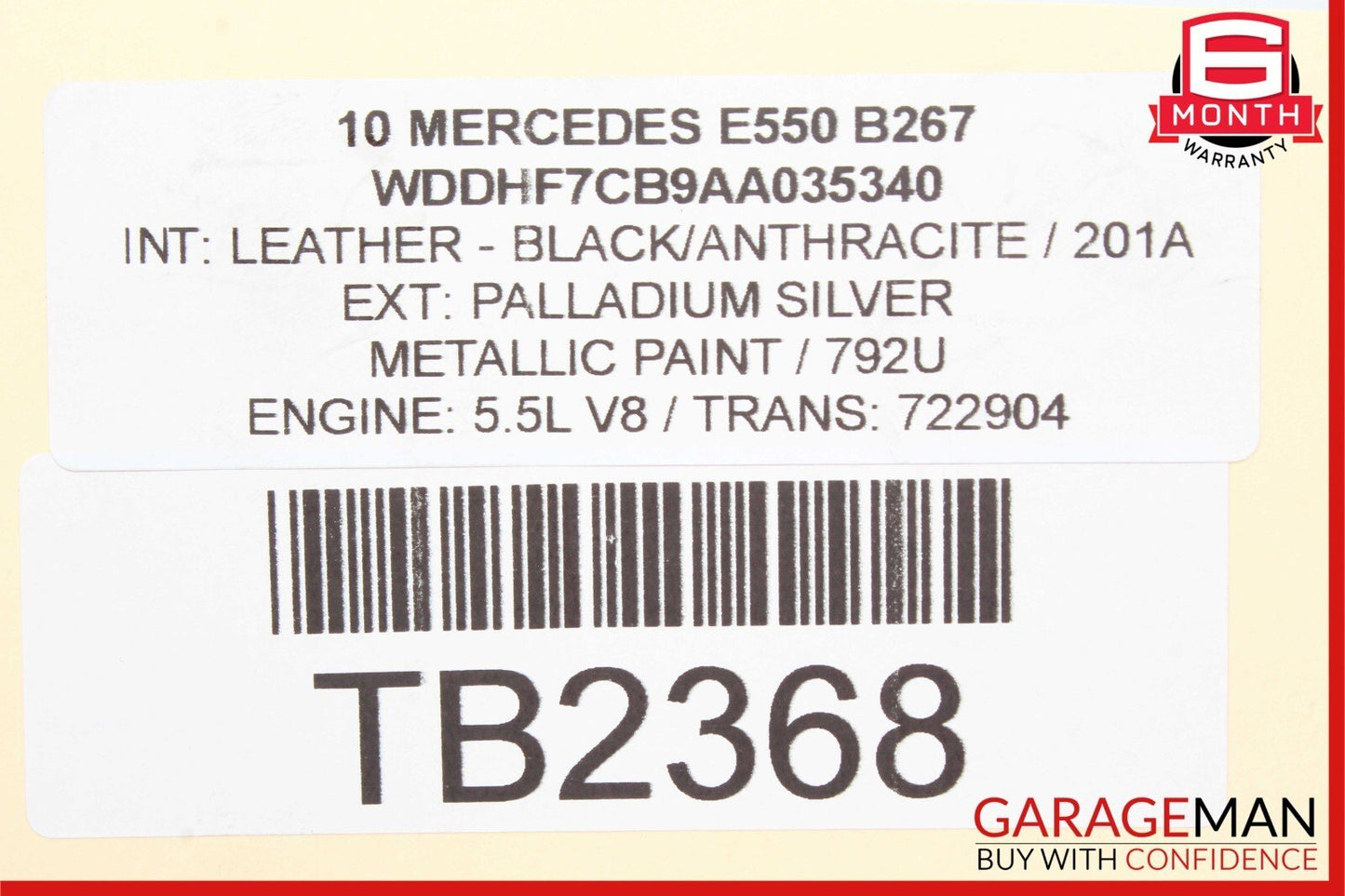 07-11 Mercedes W203 C230 GL350 E550 Oil Filter Cooler Housing 2721800410 OEM