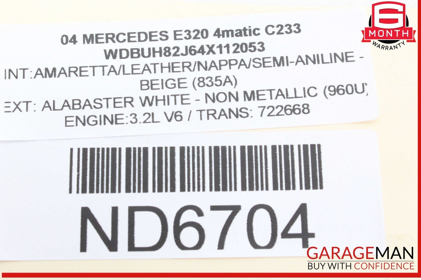 03-09 Mercedes W211 E320 4MATIC Front Left Driver Side Door Lock Latch Actuator