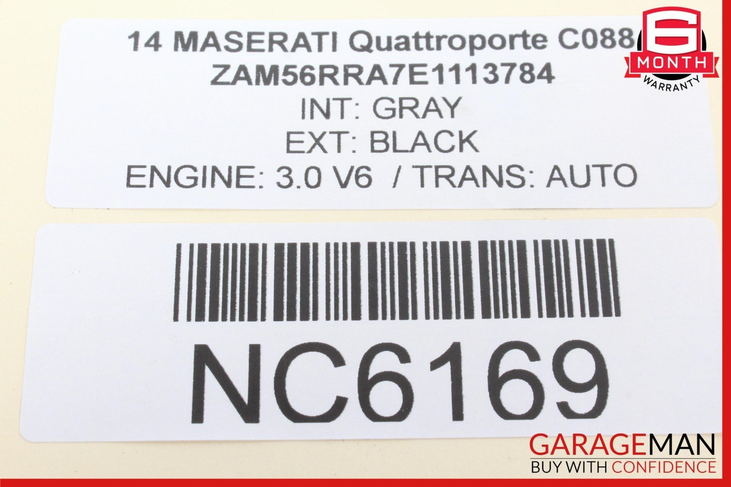 14-17 Maserati Quattroporte Rear Left Driver Side Exterior Door Handle Assembly