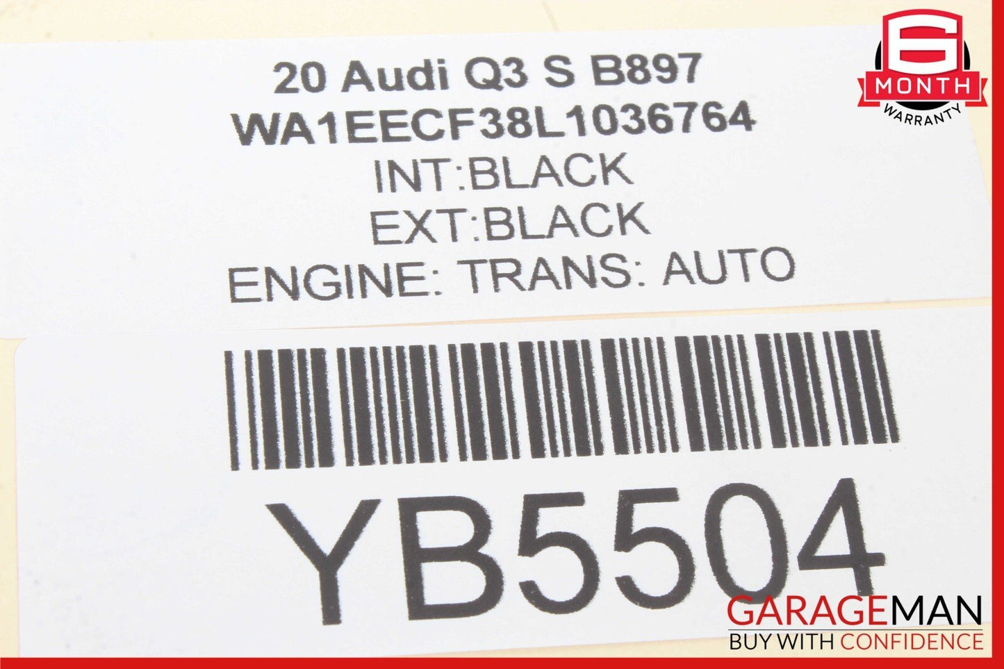 19-24 Audi Q3 Rear Left Driver Door Window Glass Motor OEM 5Q0959801