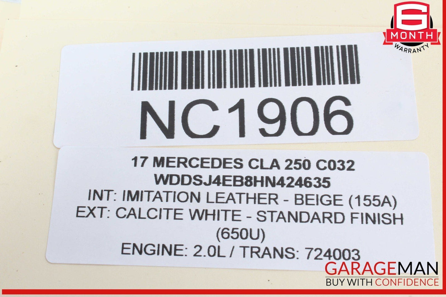 14-19 Mercedes W117 CLA250 Front Right or Left Dash AC A/C Air Vent Trim Grill
