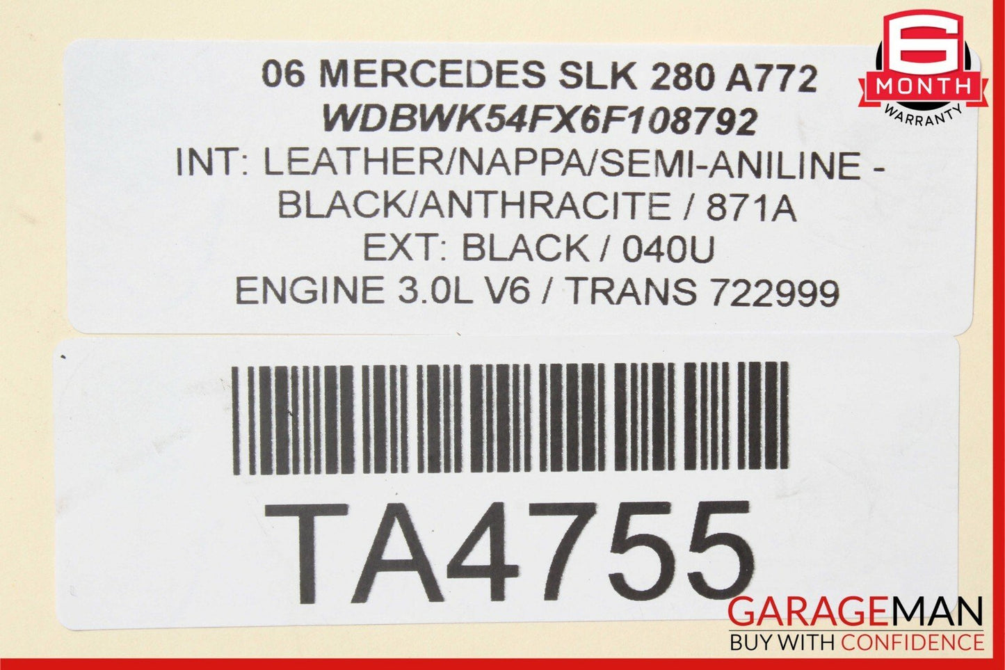 05-11 Mercedes R171 SLK280 Front Left Side Wheel Spindle Knuckle Hub Bearing