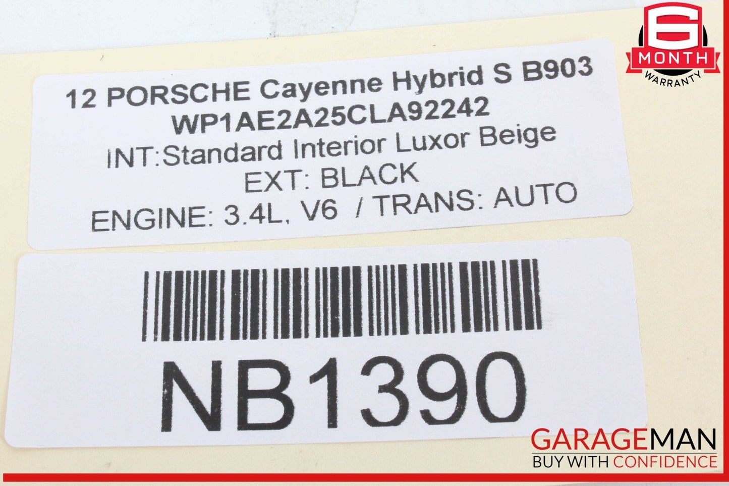 11-17 Porsche Cayenne 958 Rear Left Lower Control Arm OEM