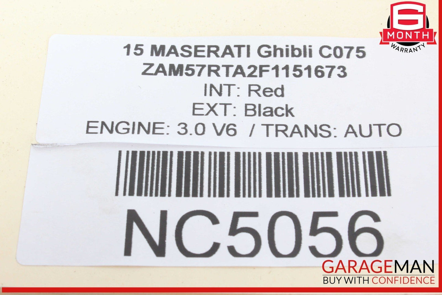 14-17 Maserati Ghibli M157 Rear Left Driver Side Door Lock Latch Actuator OEM