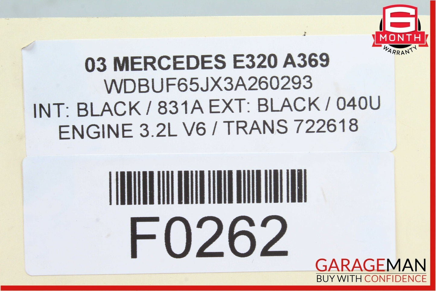 03-09 Mercedes W211 E350 E320 Rear Right Passenger Side Door Lock Latch Actuator