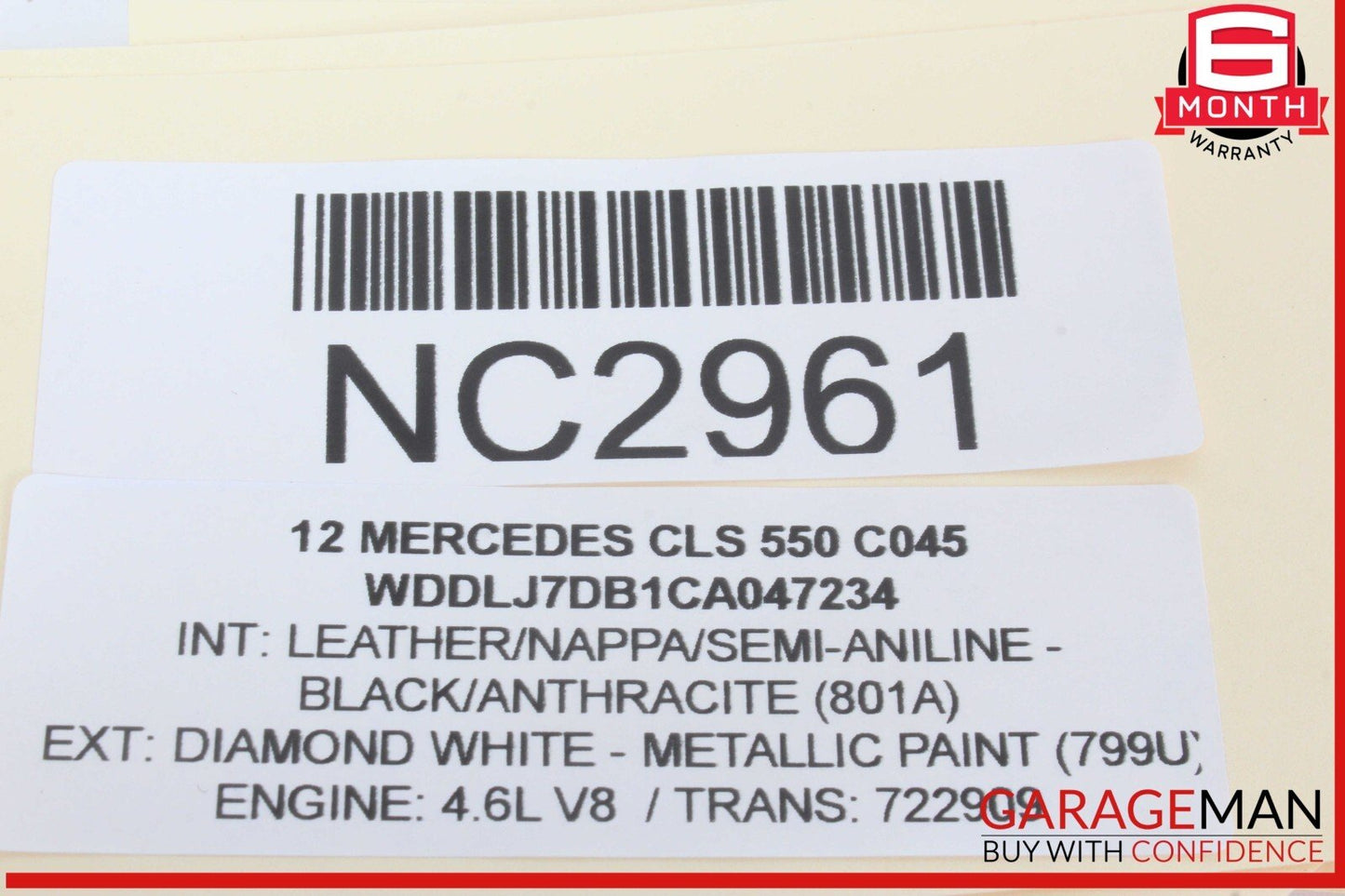 10-18 Mercedes W218 CLS550 Rear SAM Module Relay Fuse Box 2129005001 OEM
