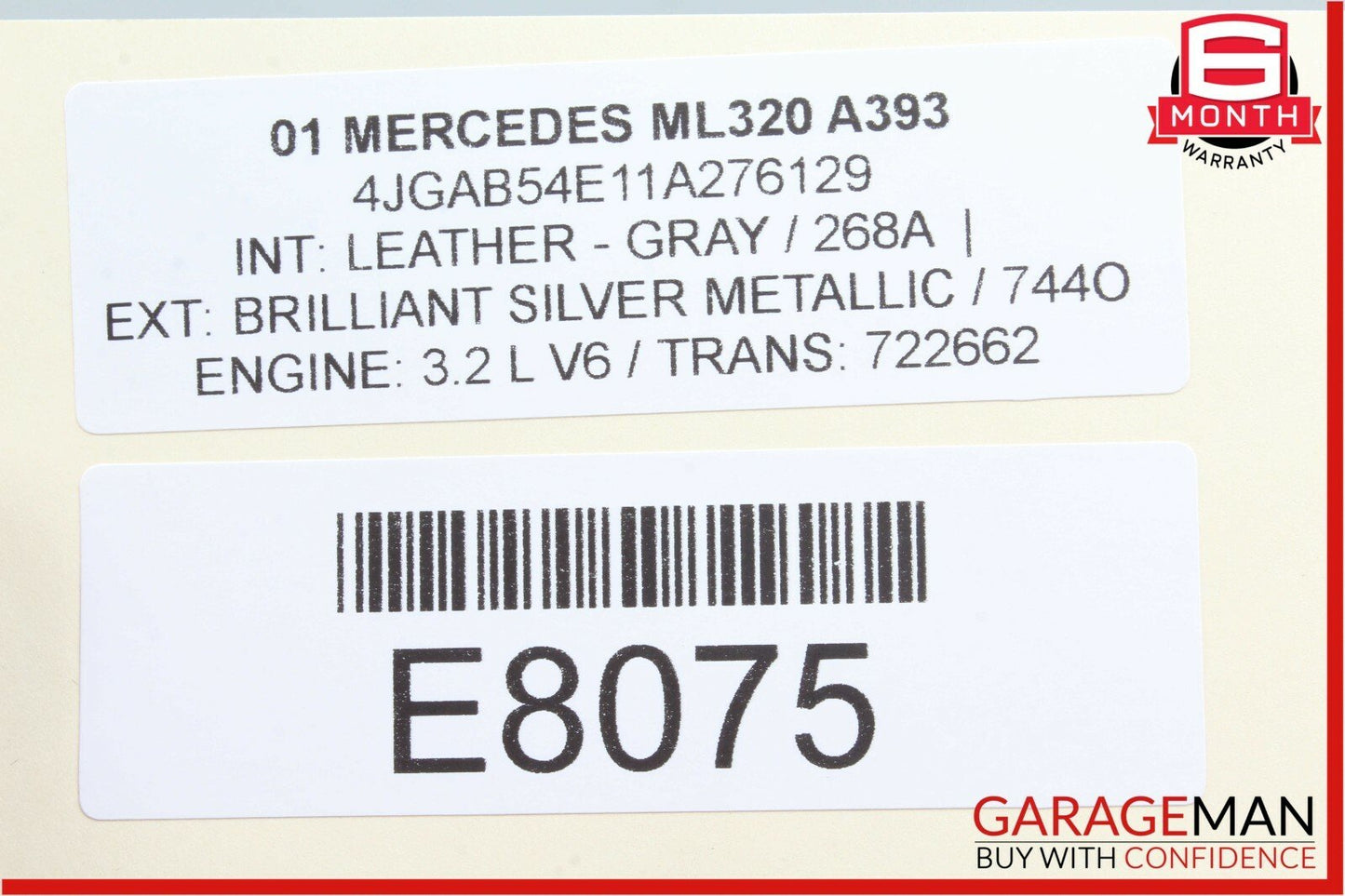 98-05 Mercedes W163 ML320 ML500 ML55 AMG Steering Wheel OEM