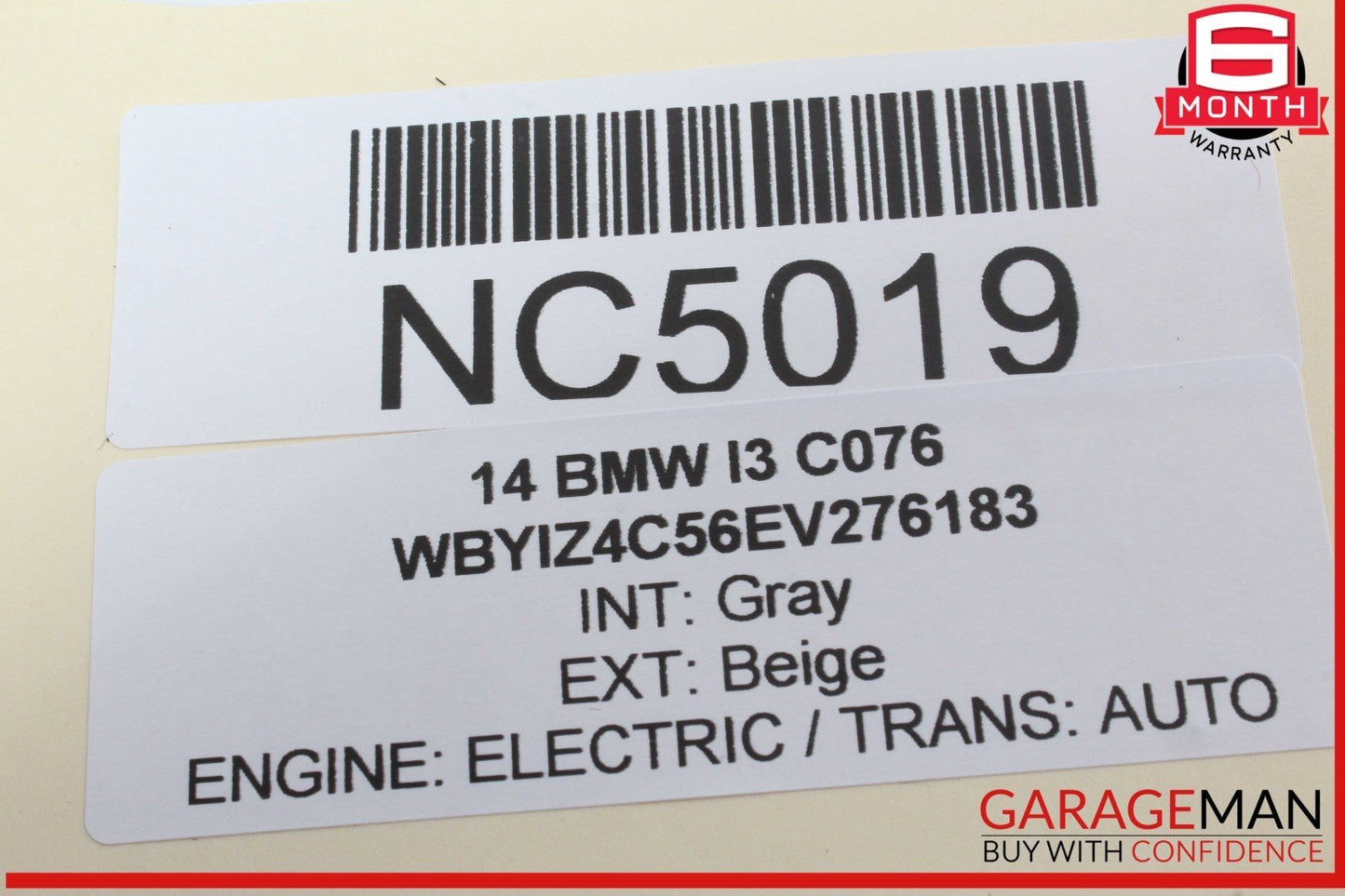 14-21 BMW i3 I01 Hybrid Rear Right Passenger Side Seat Belt Retractor OEM
