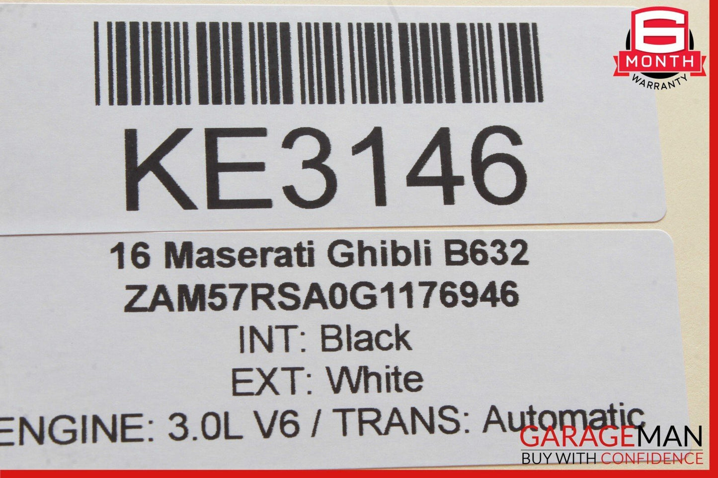 14-17 Maserati Ghibli Dashboard Instrument Panel Analog Clock Trim Cover OEM