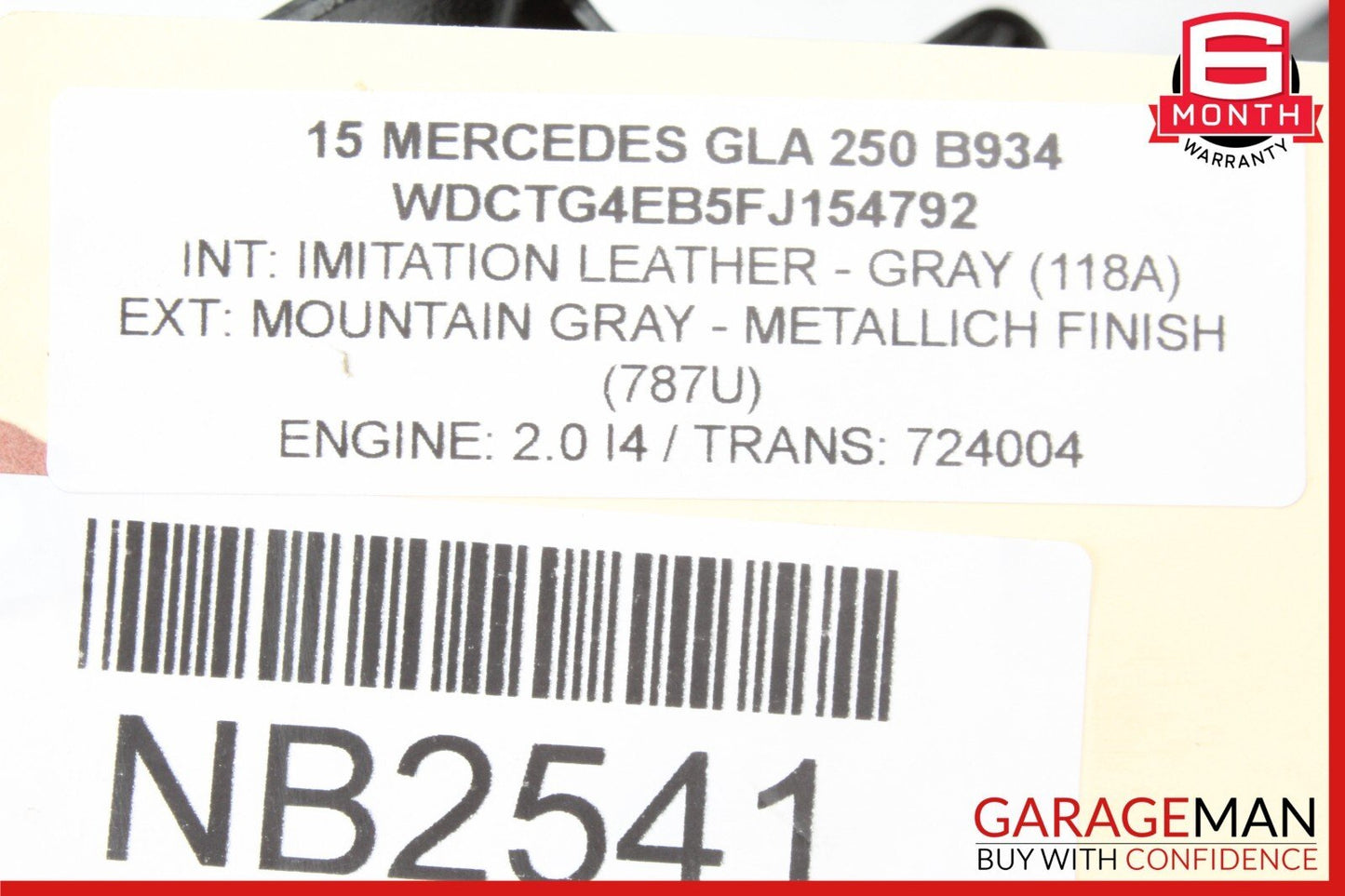 14-20 Mercedes Benz X156 GLA250 Rear Right / Left Lower Control Trailing Arm