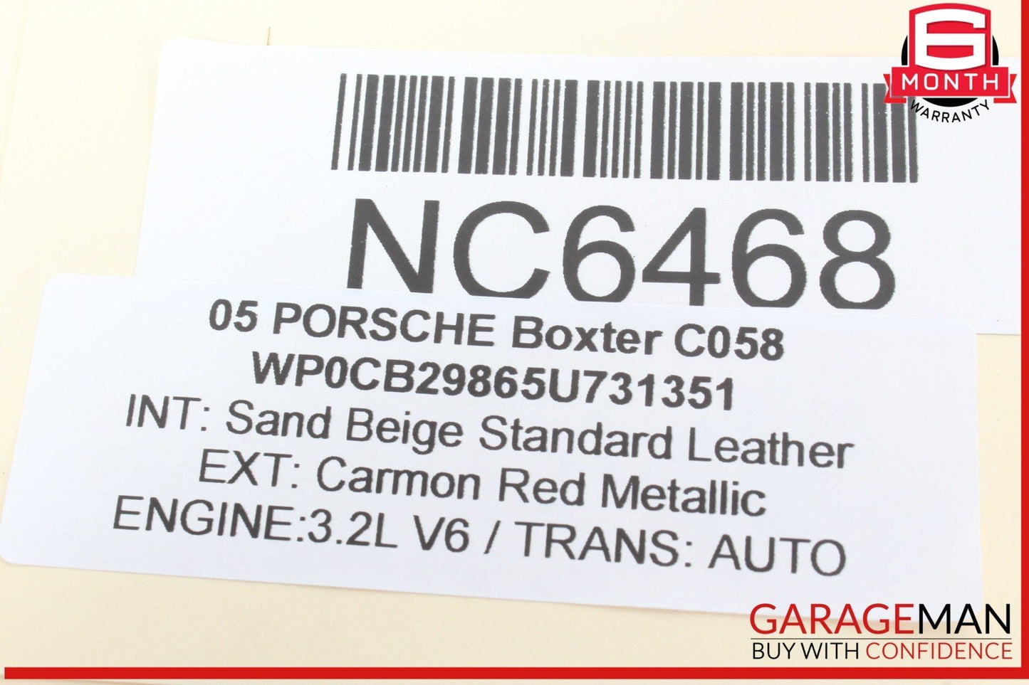 05-12 Porsche Boxter 987 Rear Left or Right Side Lower Control Arm 99634134108