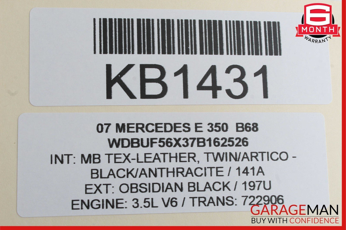 03-11 Mercedes W211 E350 E63 AMG CLS500 Rear Door Keyless Go Control Module Unit