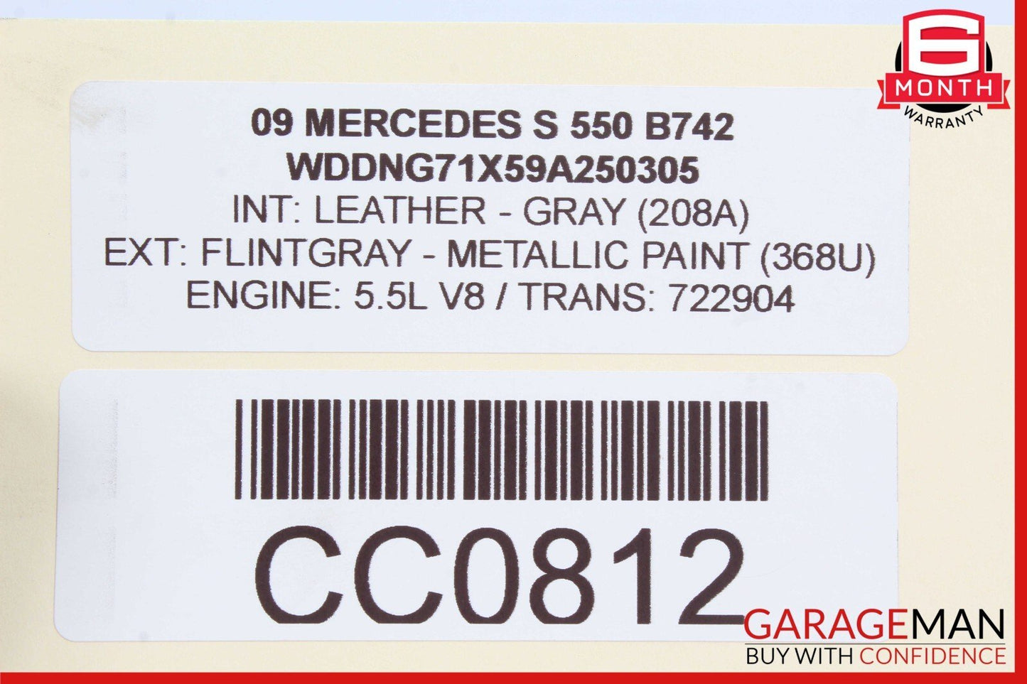 07-14 Mercedes W221 S400 S550 CL550 Headlight Switch Control 2219053500 OEM