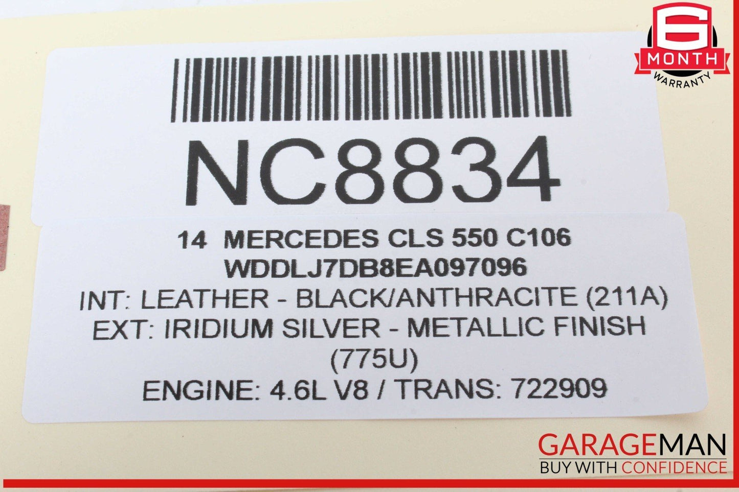 10-18 Mercedes W218 CLS550 E250 Rear SAM Fuse Box Relay Control Module OEM