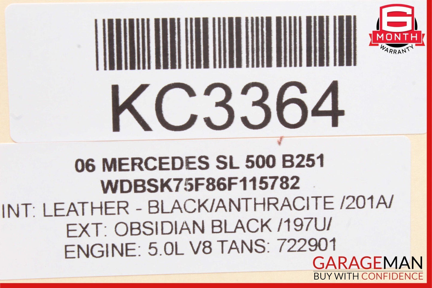 00-14 Mercedes R230 SL500 CL550 CL500 Seat Belt Seatbelt Tension Sensor Module