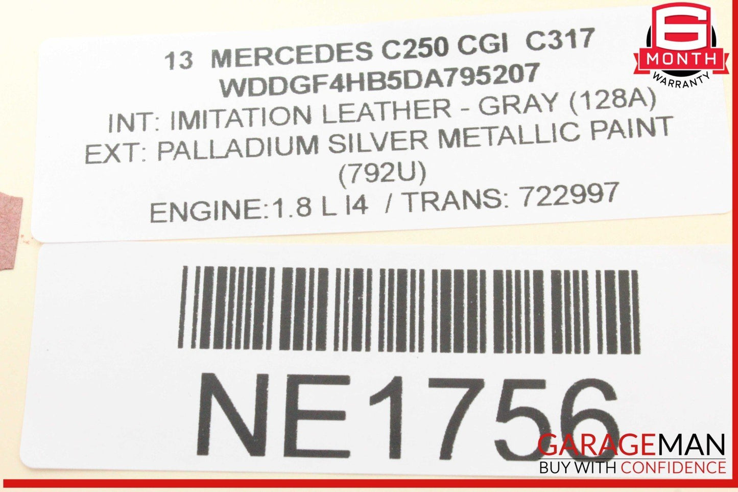 08-18 Mercedes W204 C250 CGI Front Left Driver Side Door Control Module OEM