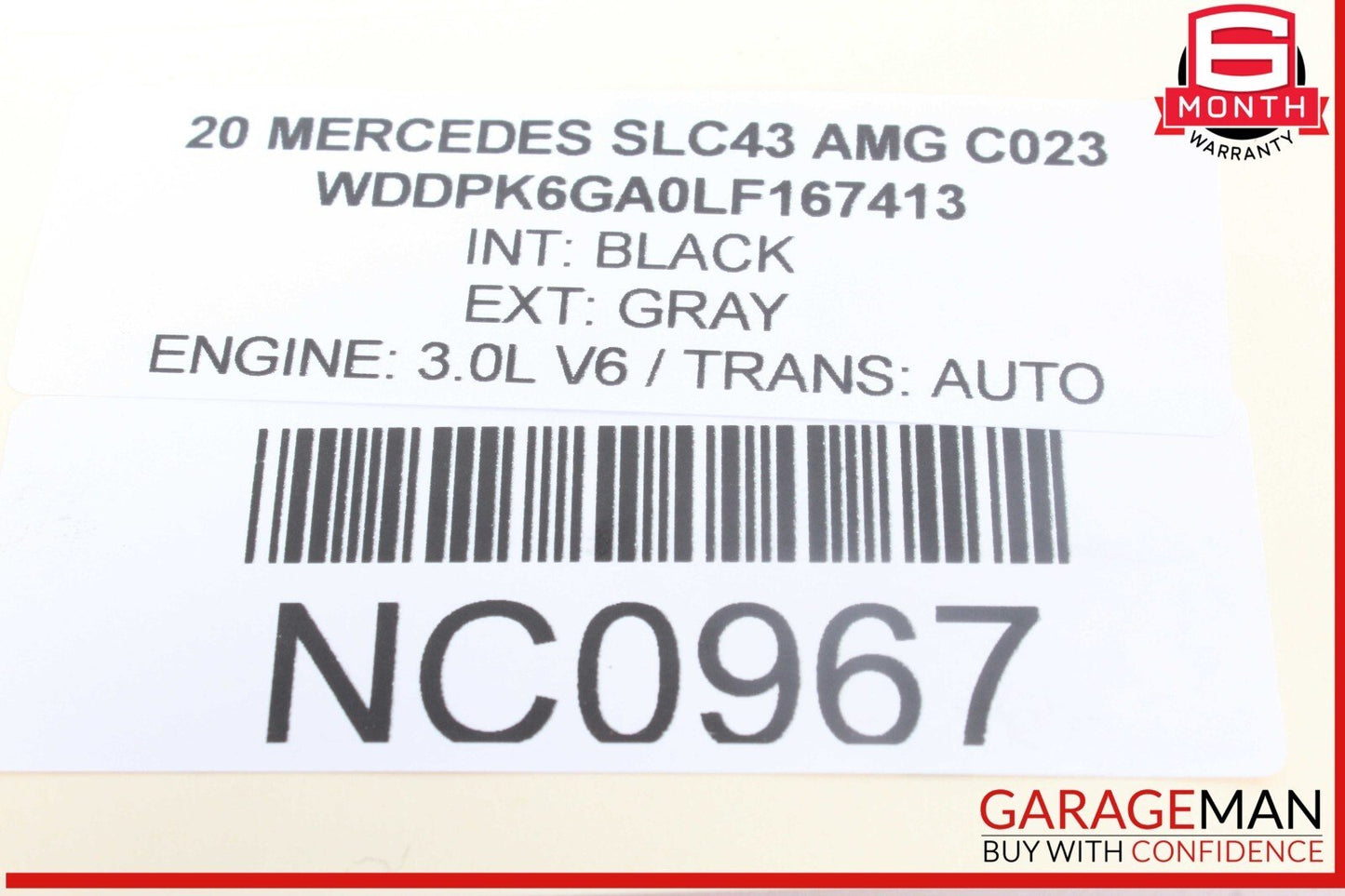 12-20 Mercedes R172 SLC43 AMG Convertible Trunk Right Assist Lift Cylinder OEM