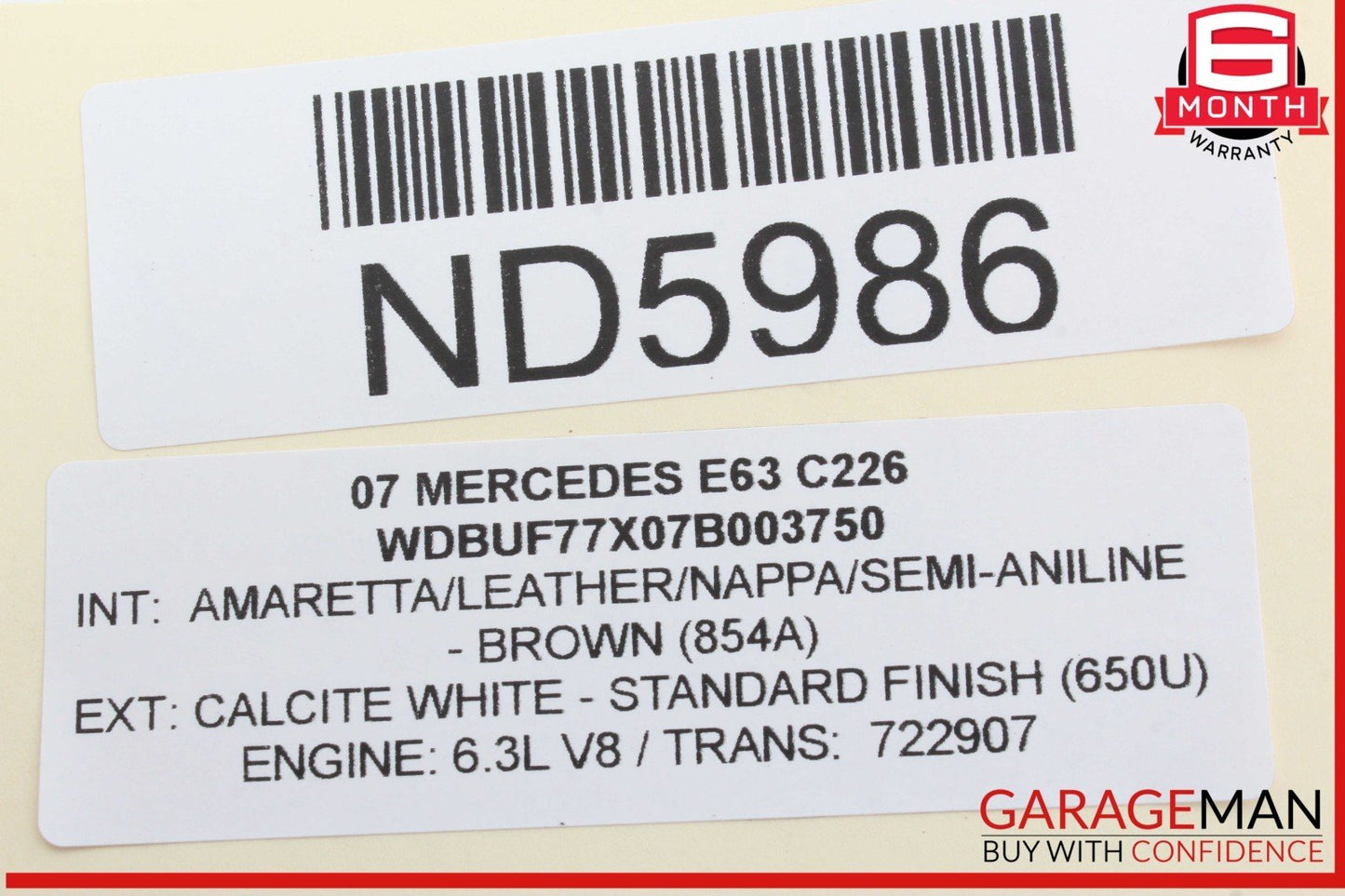 03-11 Mercedes W211 E63 AMG CLS550 Body Control Module BCM 2115455332 OEM
