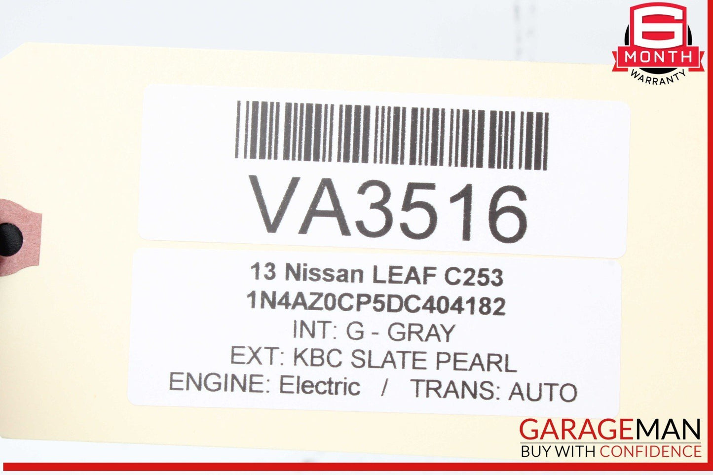 13-17 Nissan Leaf Backup Brake Power Supply Control Module Unit 478803NF0A OEM