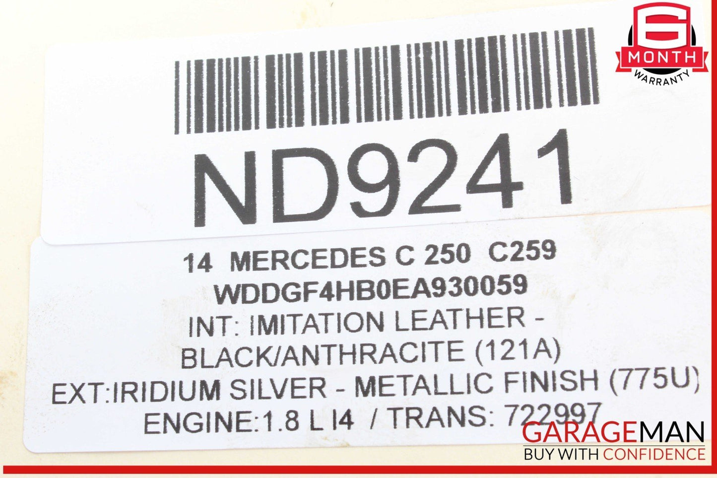12-15 Mercedes W204 C250 SLK250 Engine Motor Brake Vacuum Pump 2712301665 OEM