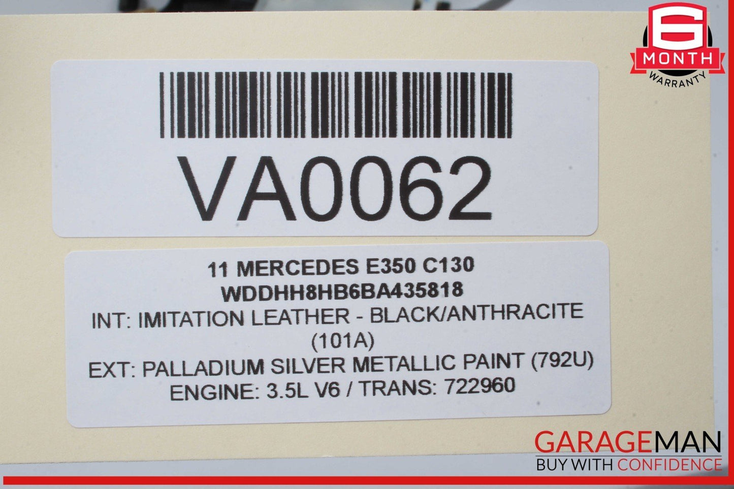 08-20 Mercedes W212 E350 Headlight Fog Light Switch Control Module OEM