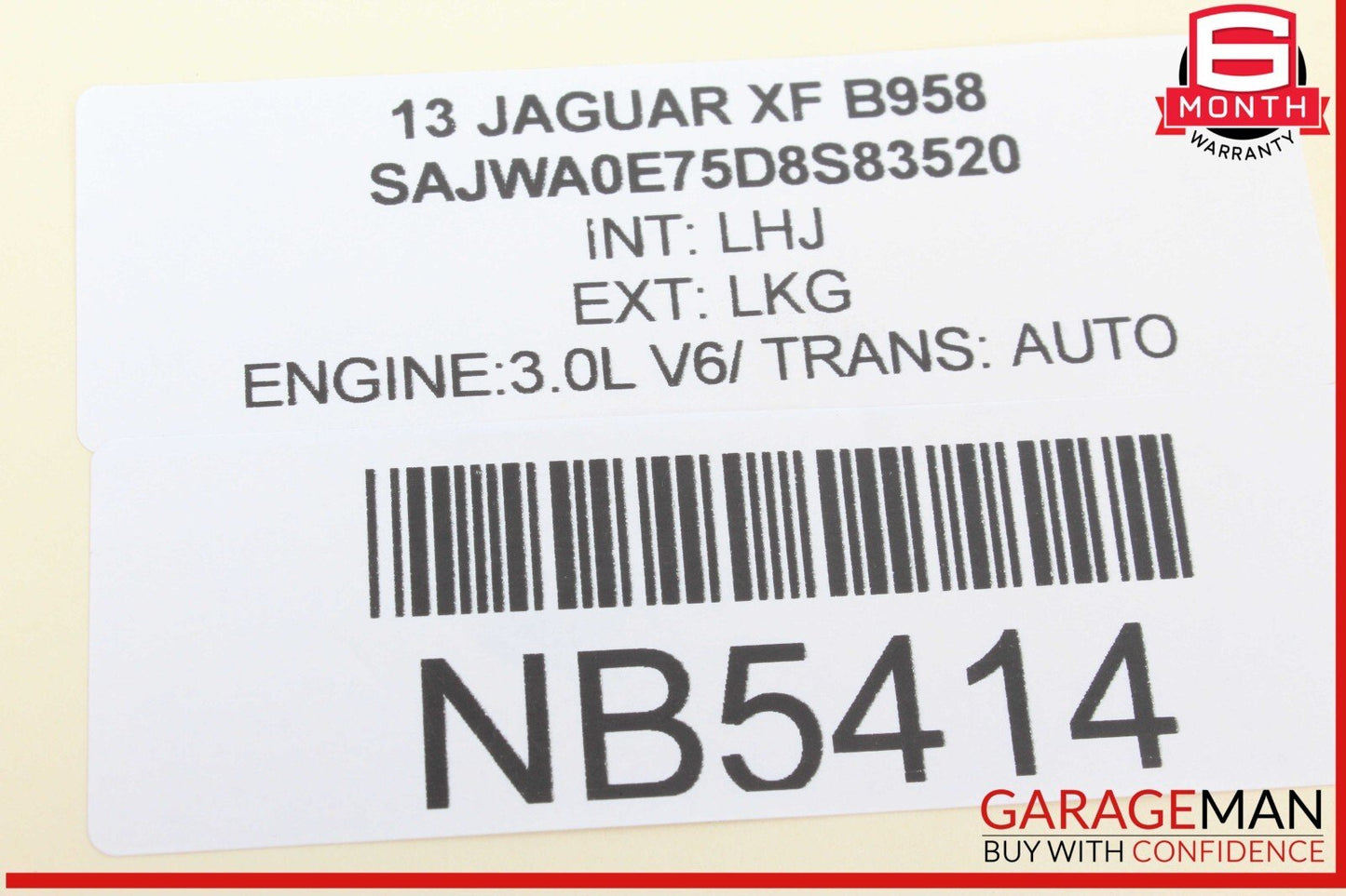 12-15 Jaguar XF XFR X250 Front Left Driver Side Window Control Master Switch OEM