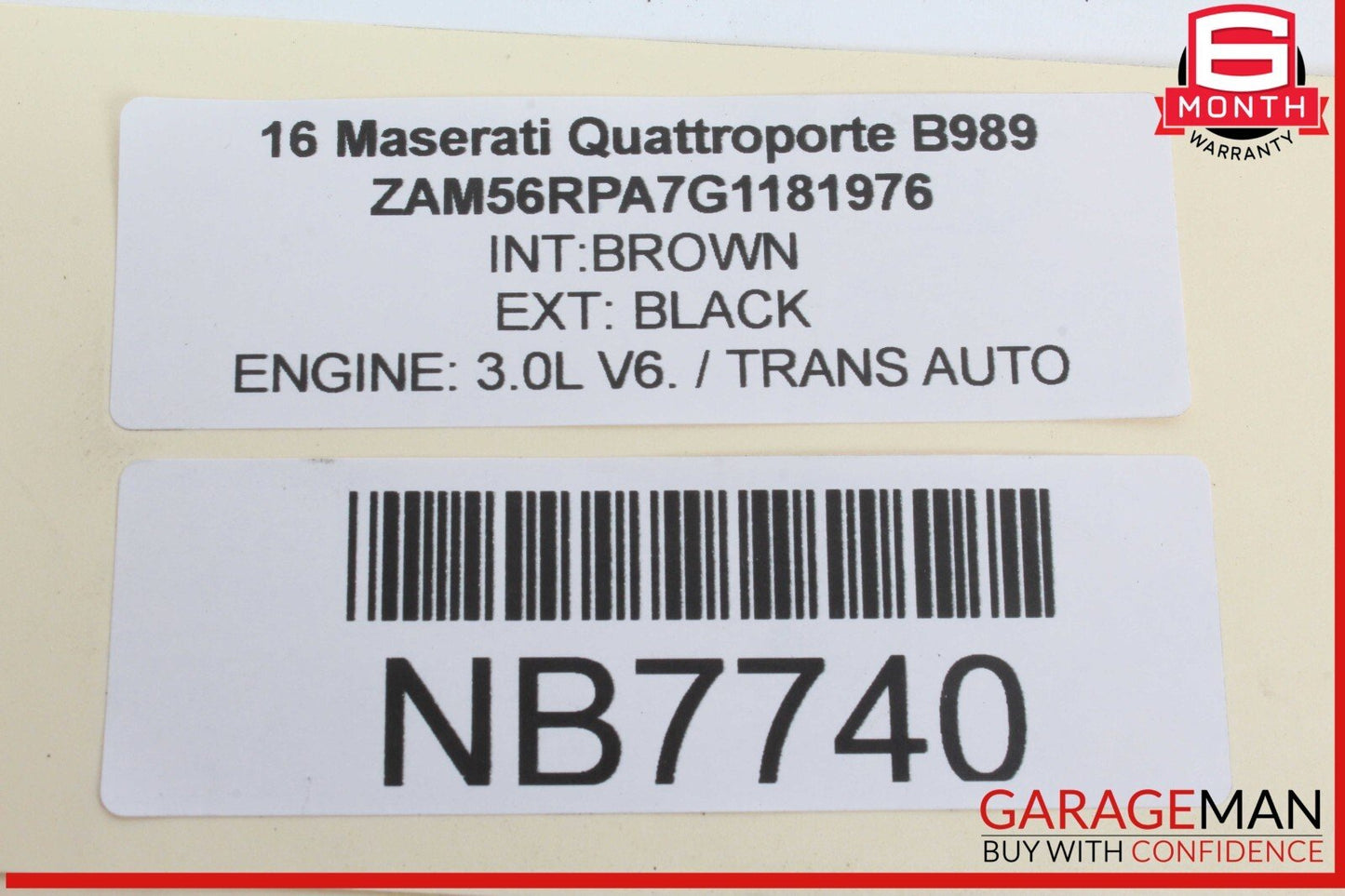 14-22 Maserati Quattroporte Rear Left Driver Side Exterior Door Handle OEM
