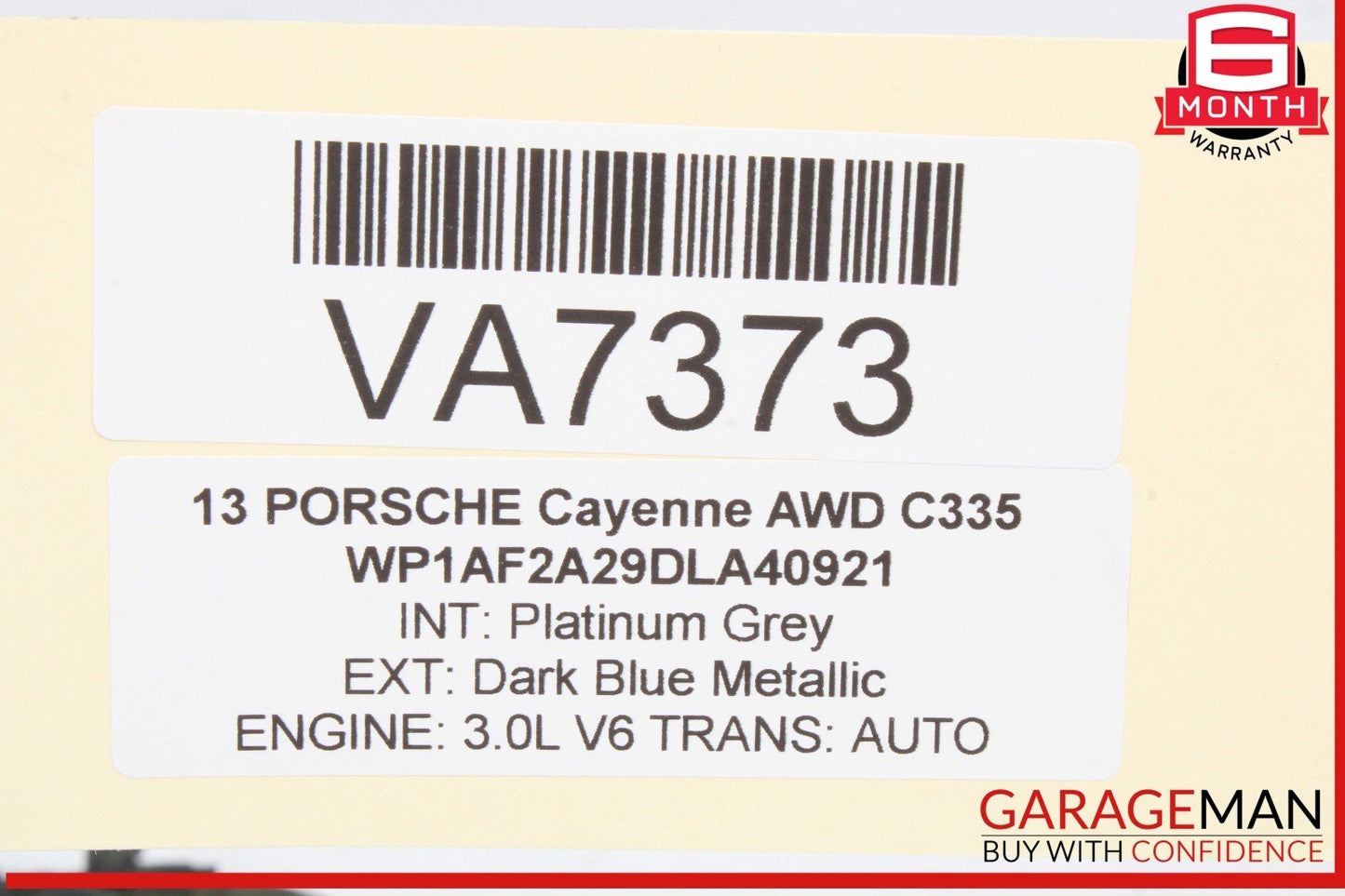 11-14 Porsche Cayenne 958 AWD Bumper Wiring Harness Park Parking Sensors OEM