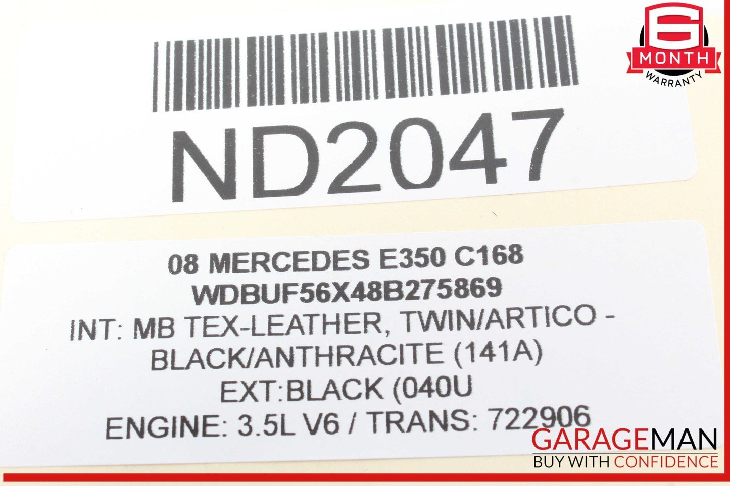 03-09 Mercedes W211 E350 E550 Rear Right Side Door Control Module Unit OEM