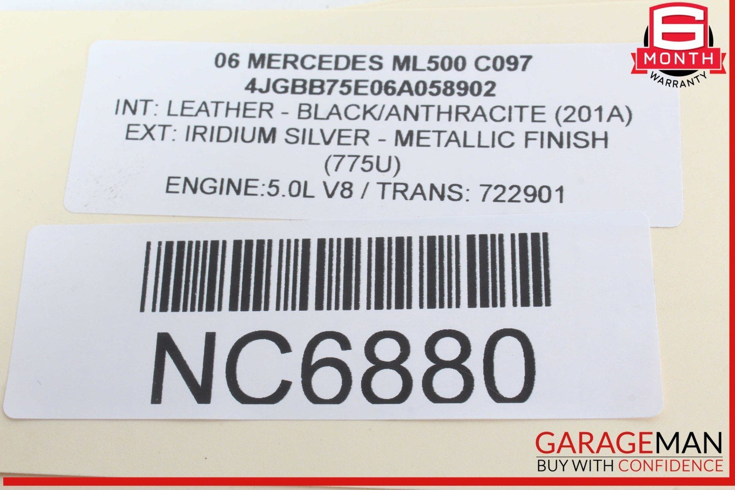 06-13 Mercedes W164 ML500 Rear Left or Right Side Door Audio Speaker 1648201102