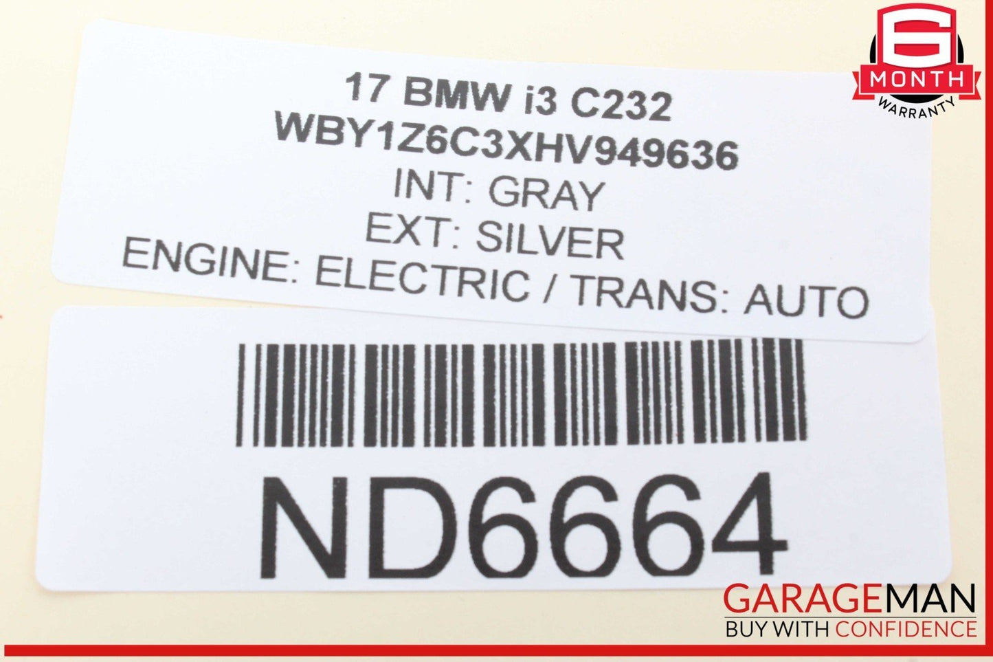 14-21 BMW i3 I01 Hybrid Engine Compressor Wiring Harness Cable 9394653 OEM