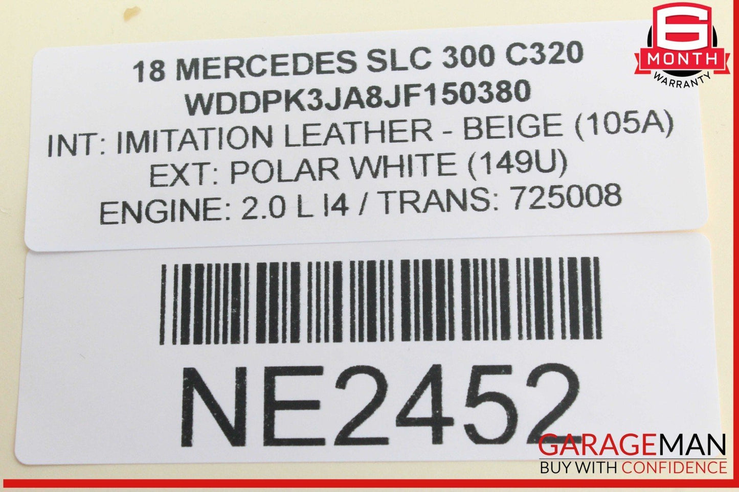 12-20 Mercedes R172 SLC300 SL550 SLK250 Front Dashboard A/C Air Vent OEM