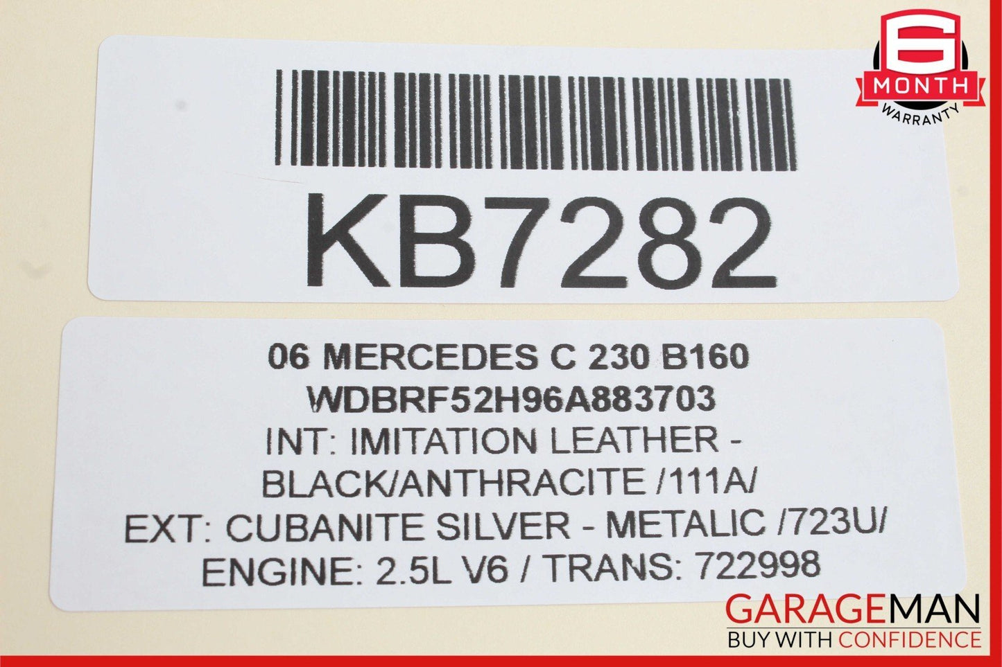 01-08 Mercedes R171 SLK280 S430 C320 C230 Anti Theft Control Alarm Module Unit