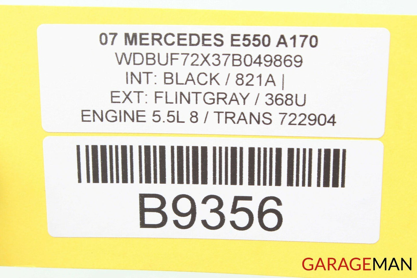 07-09 MERCEDES W211 E550 PARKTRONIC PARK ASSIST CONTROL MODULE OEM