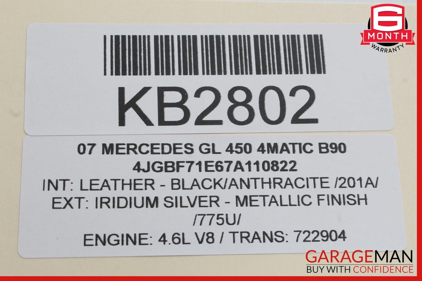 06-12 Mercedes X164 GL450 4MATIC Rear Antenna AMP Amplifier Module Booster OEM