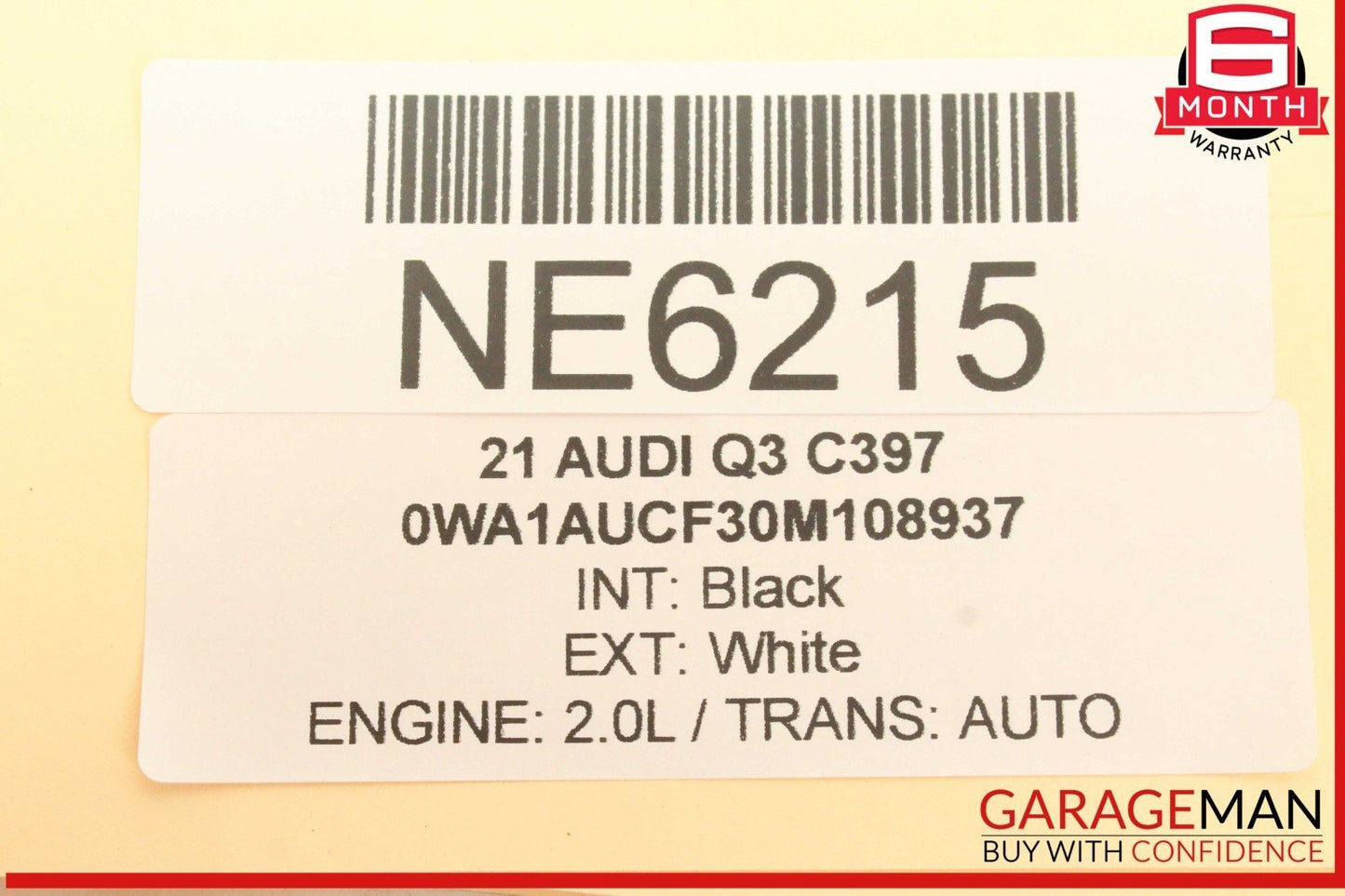 19-24 Audi Q3 Front Left Driver Side Door Lock Latch Actuator 5TB837015C OEM