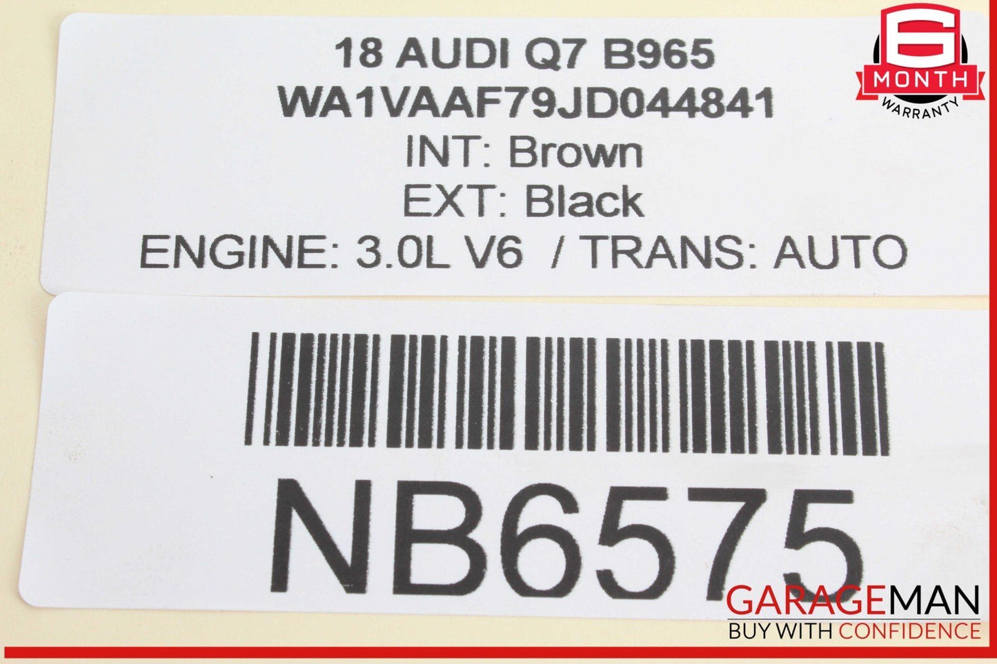 17-19 Audi Q7 Engine Left Driver Side Exhaust Manifold 06E253033AA OEM