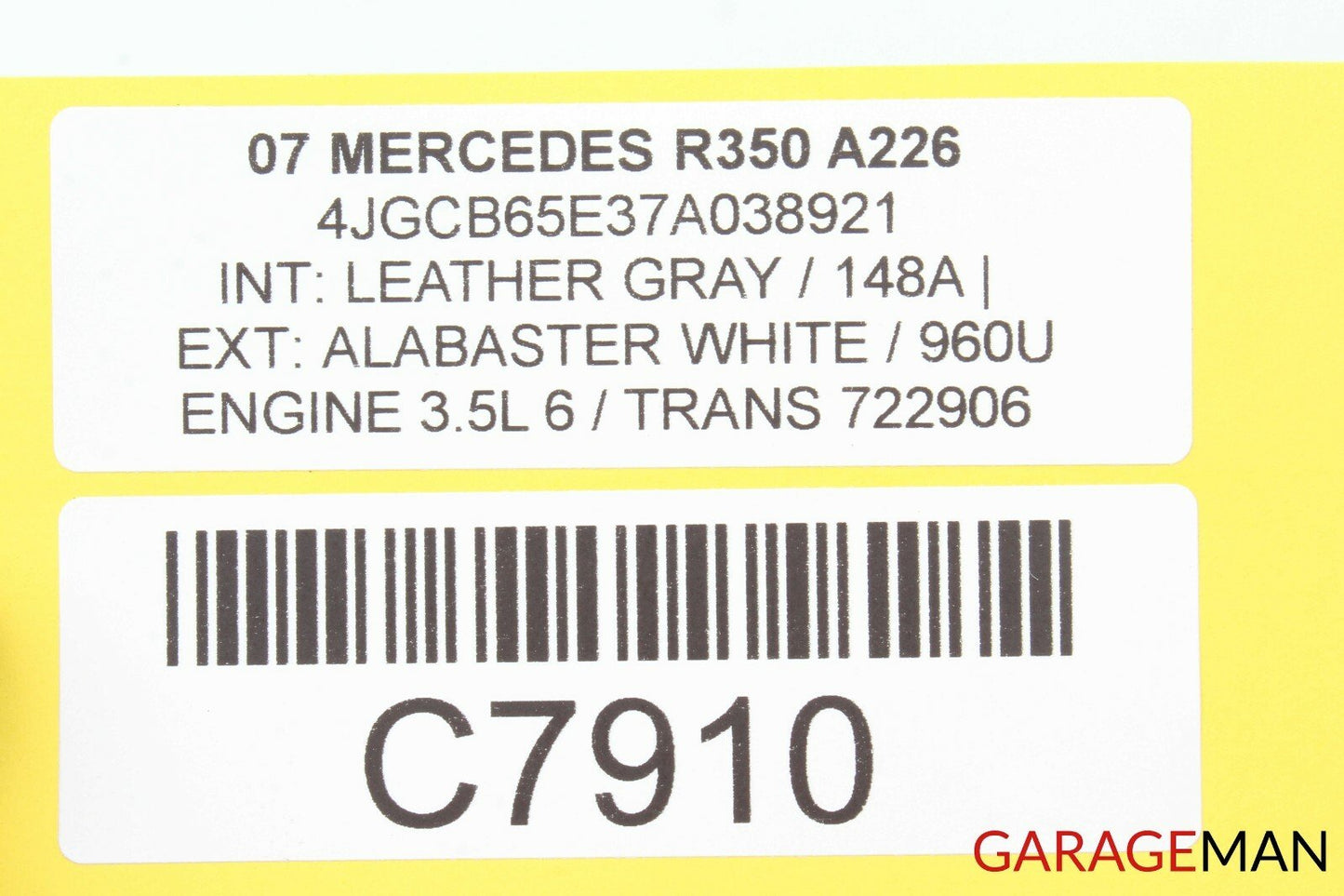 06-12 MERCEDES W251 R350 GL450 FRONT RIGHT SEAT CONTROL SWITCH Q05 OEM