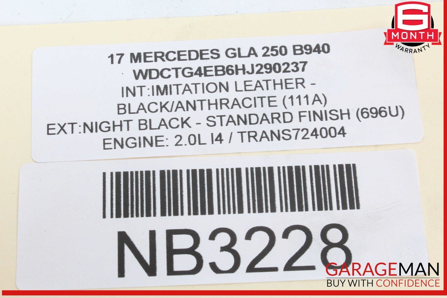 14-20 Mercedes Benz X156 GLA250 Rear Right Lower Control Trailing Arm