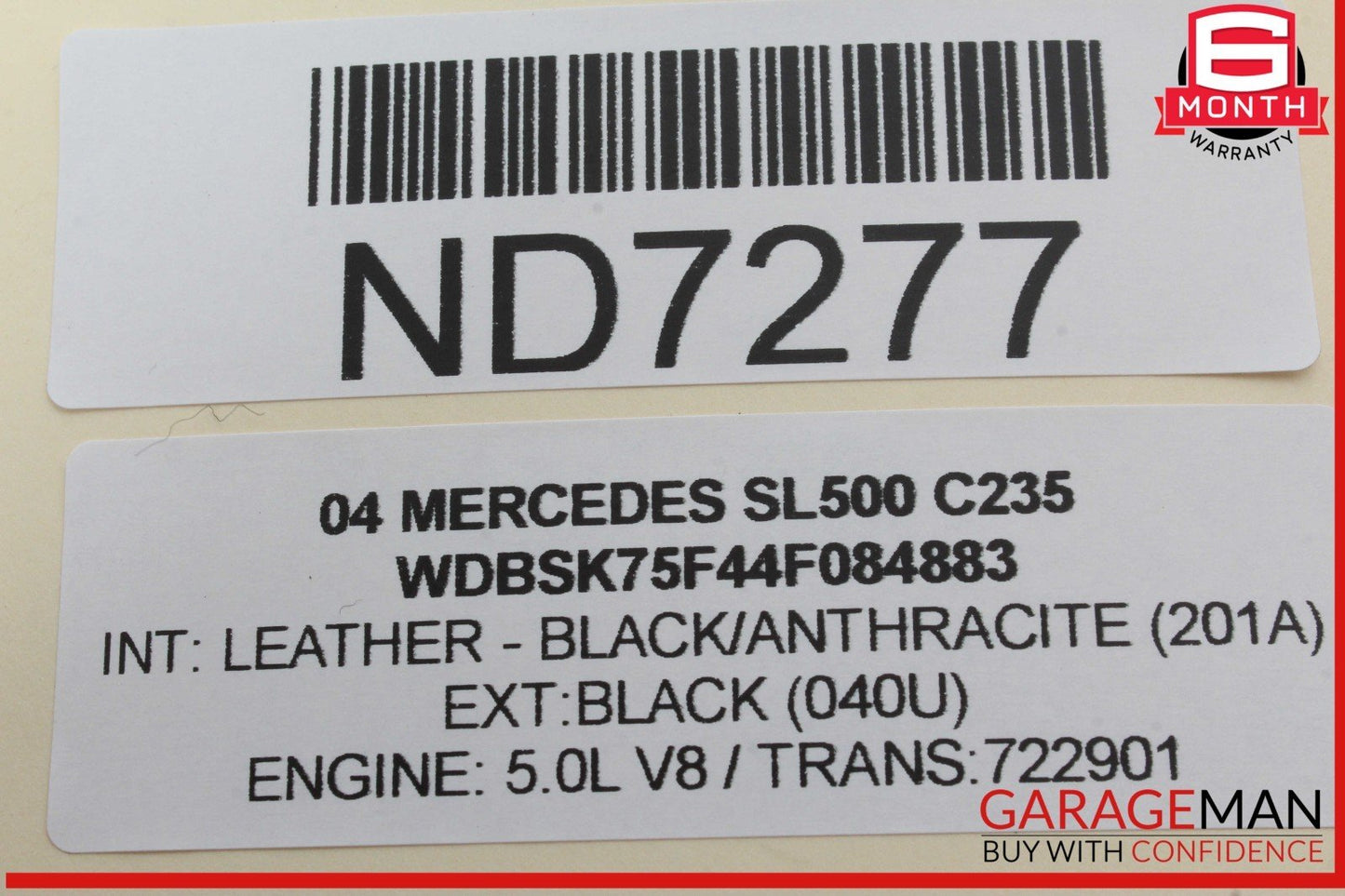 03-04 Mercedes R230 SL500 SL600 SL55 AMG Amplifier Amp Bose Audio Sound OEM