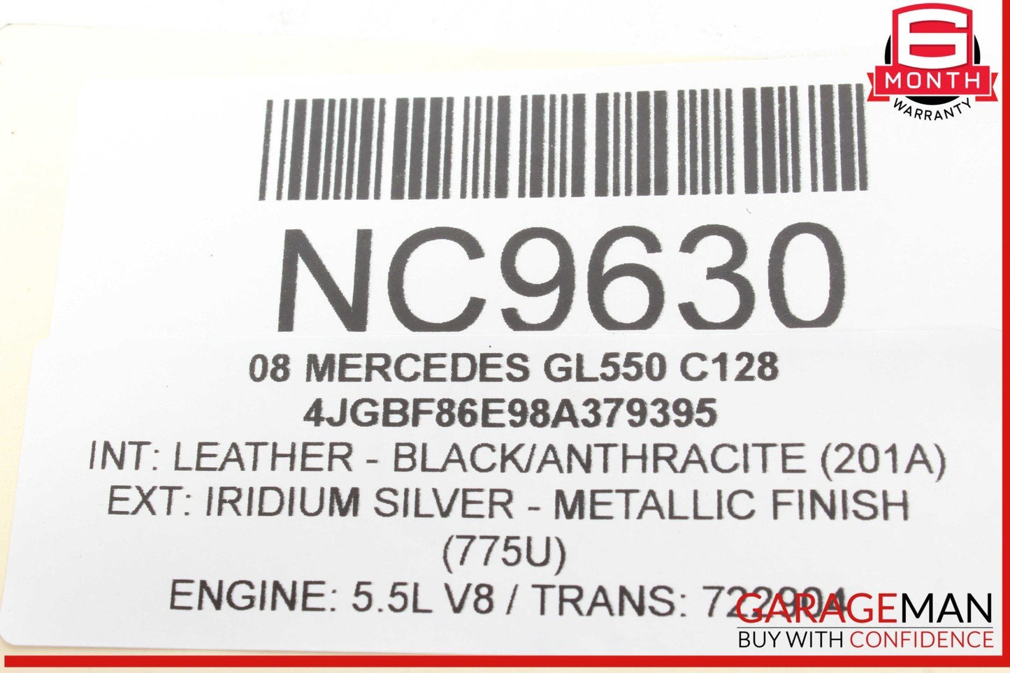 06-13 Mercedes X164 GL550 ML350 Rear Left & Right Side Lower Lateral Arm OEM