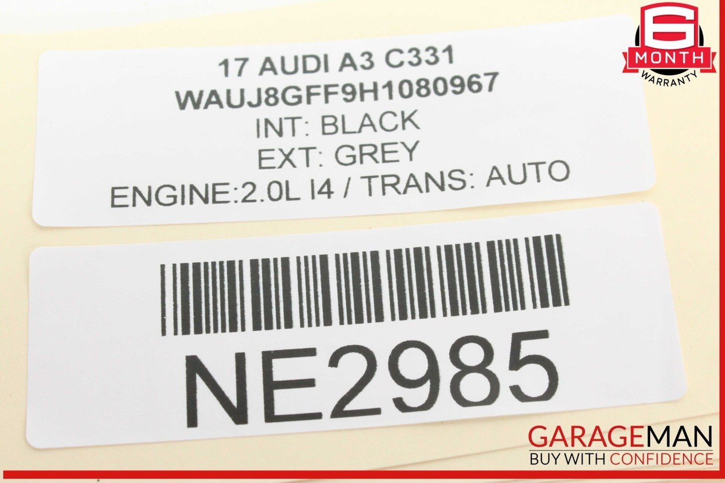 15-20 Audi A3 S3 RS3 Rear Left or Rear Right Side Door Control Module Unit OEM
