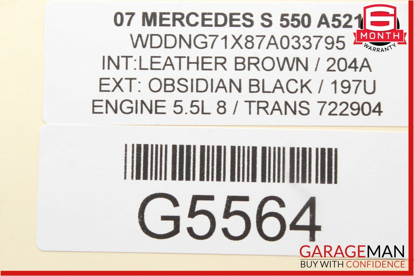 07-13 Mercedes W221 S550 CL550 Front Left Driver Side Door Lock Latch Actuator