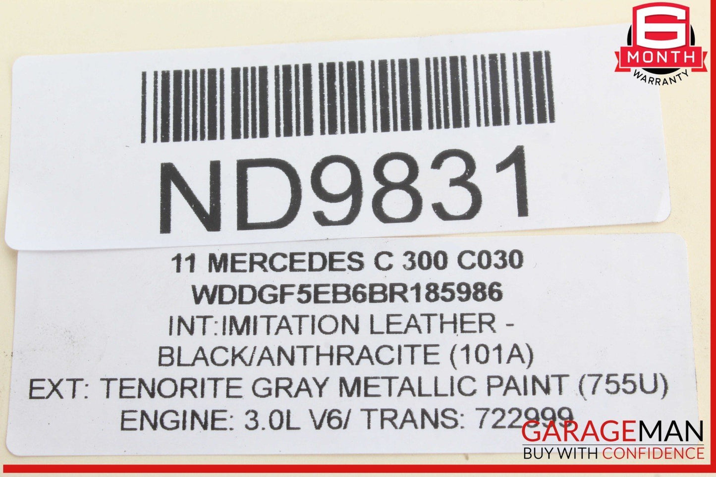 08-11 Mercedes W204 C300 Left Driver Side Engine Motor Mount w/ Bracket OEM