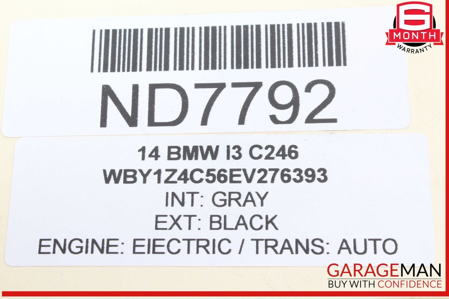 14-21 BMW i3 I01 Hybrid Coolant Cooling Overflow Expansion Tank Bottle 9327150